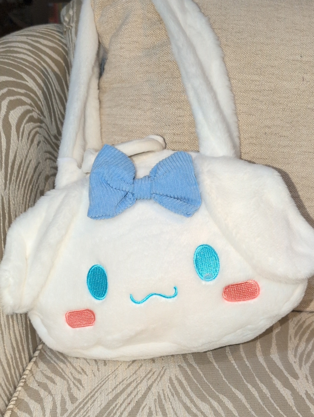 Rabbit Purse With A Coin Zip Purse Attached